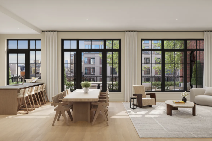 Sponsor co-op apartment, #3D at 201 East 23rd St. in Kips Bay, asking $1.325 million